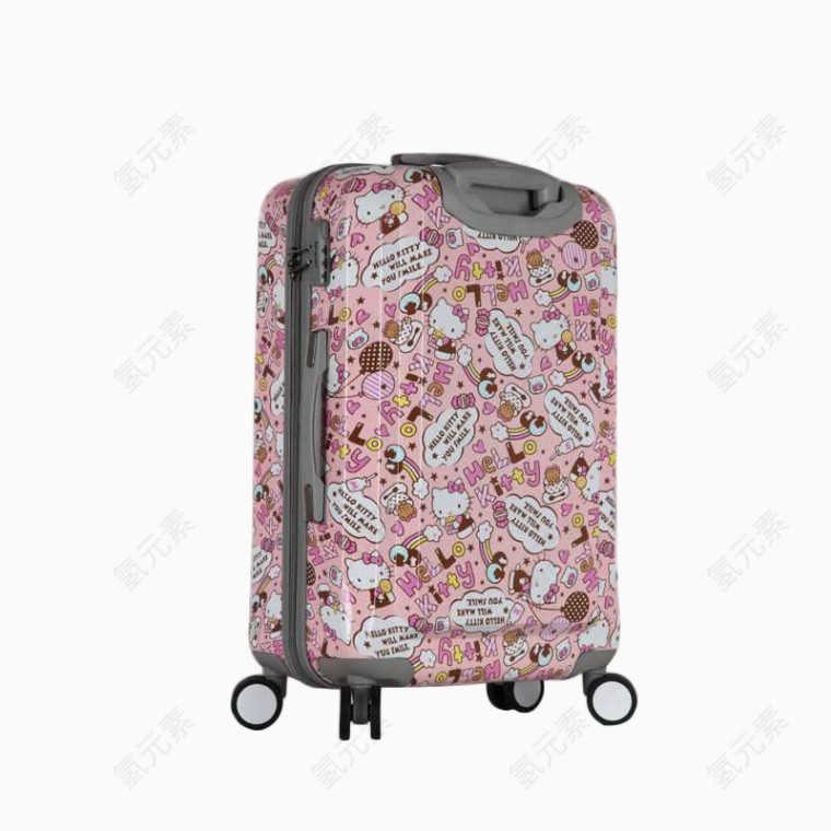 粉色可爱行李箱