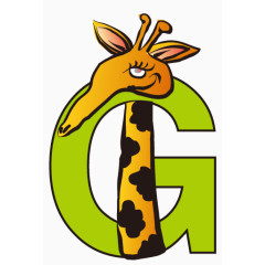 卡通字母G