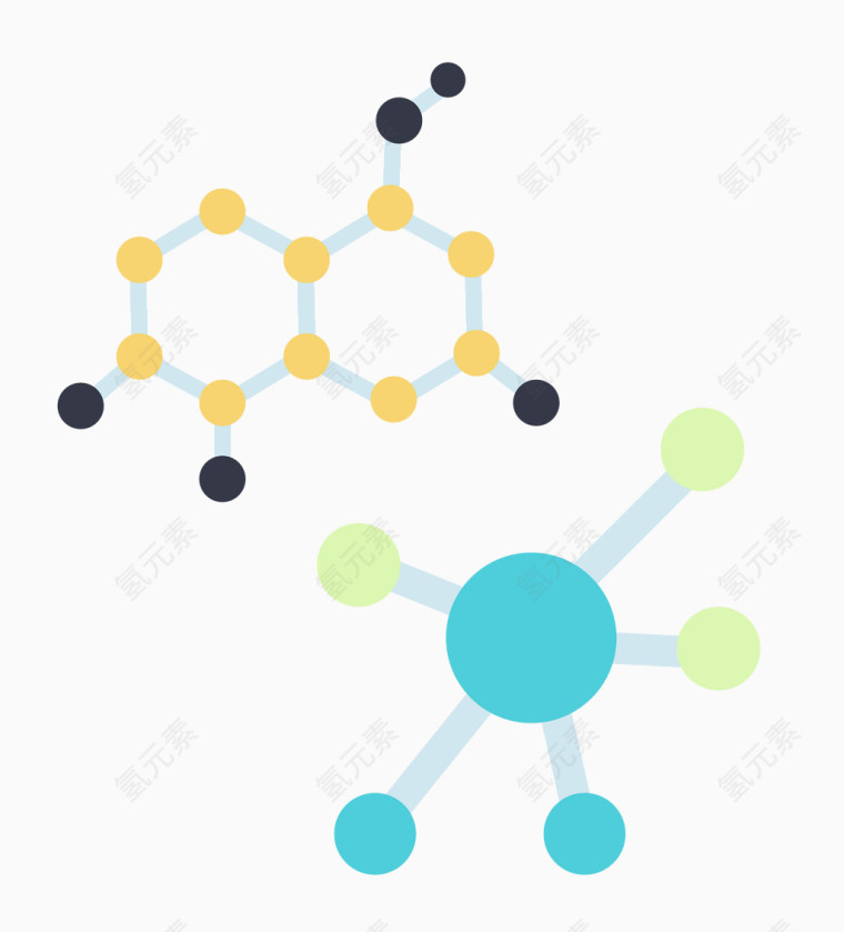 矢量化学结构素材