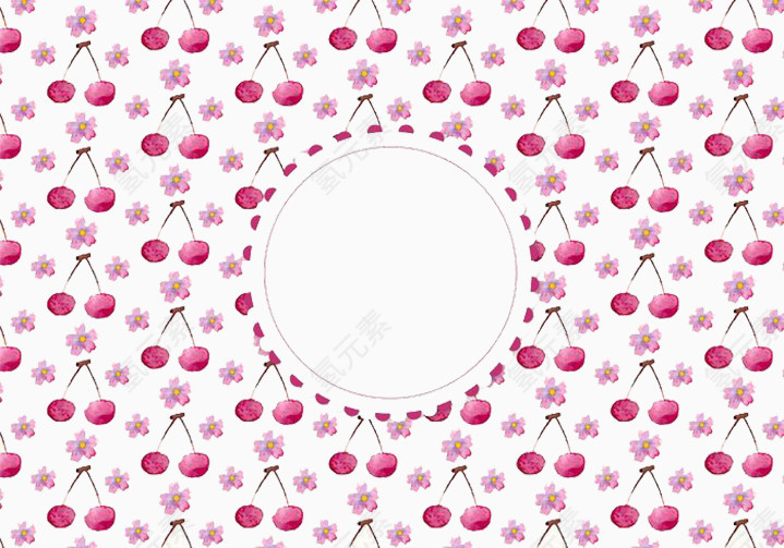 荔枝樱桃水果果盘
