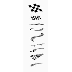 矢量方程式赛车旗帜