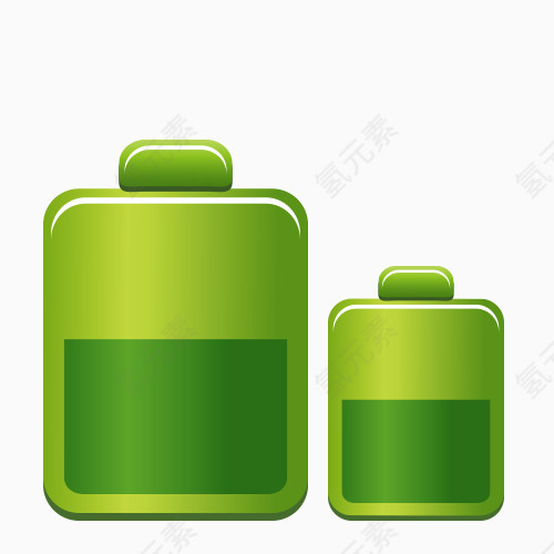 绿色电池素材