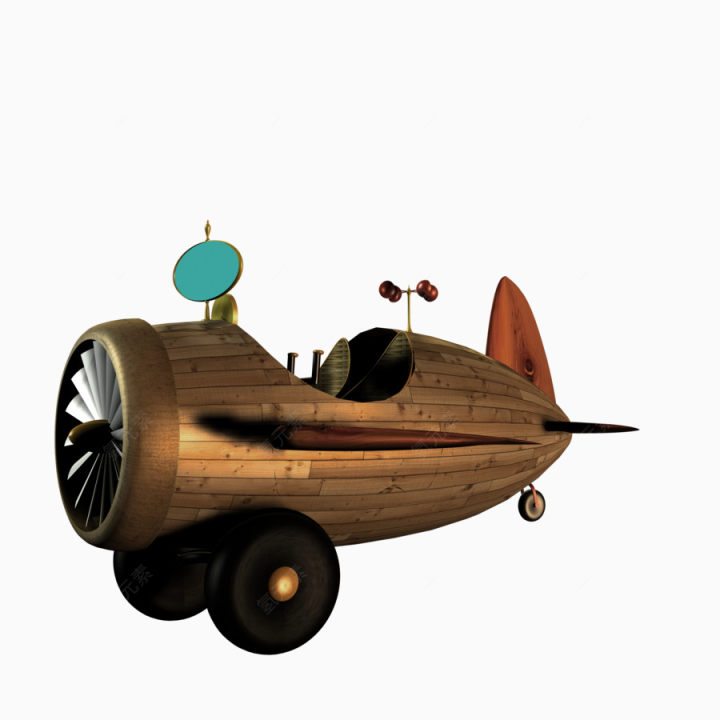 3D木飞机下载