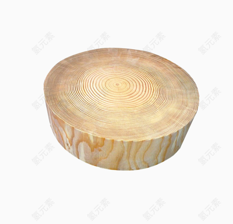 圆柱形树墩子木质菜板台