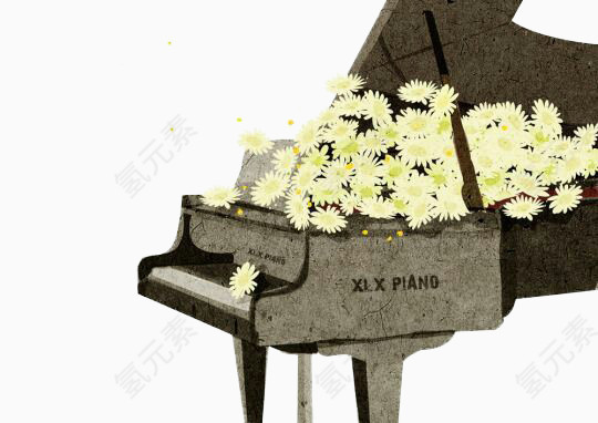 雏菊和钢琴