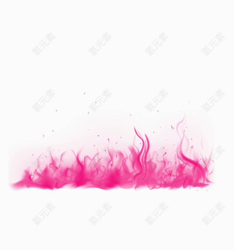 紫红色的火焰