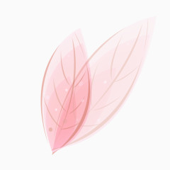 粉红叶子背景图