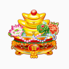 金色中国风节日装饰