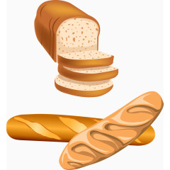 面包早餐矢量图