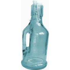 蓝色漂亮玻璃瓶