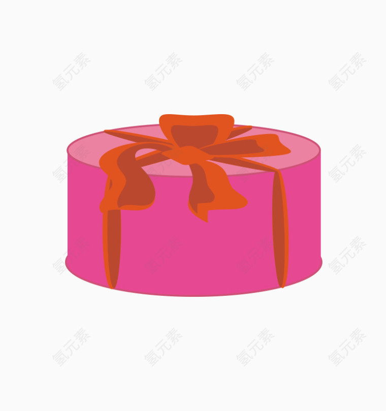 矢量粉色的礼盒