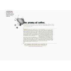 咖啡海报字体排版