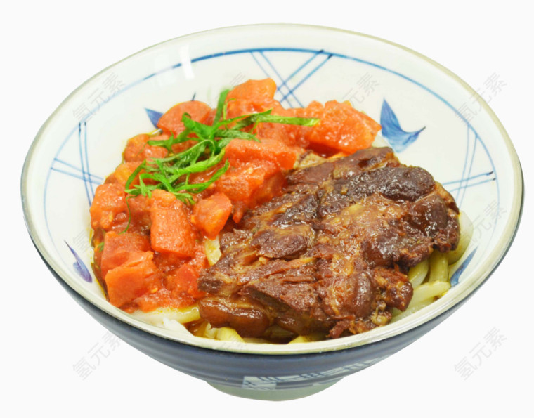 肉排乌冬面