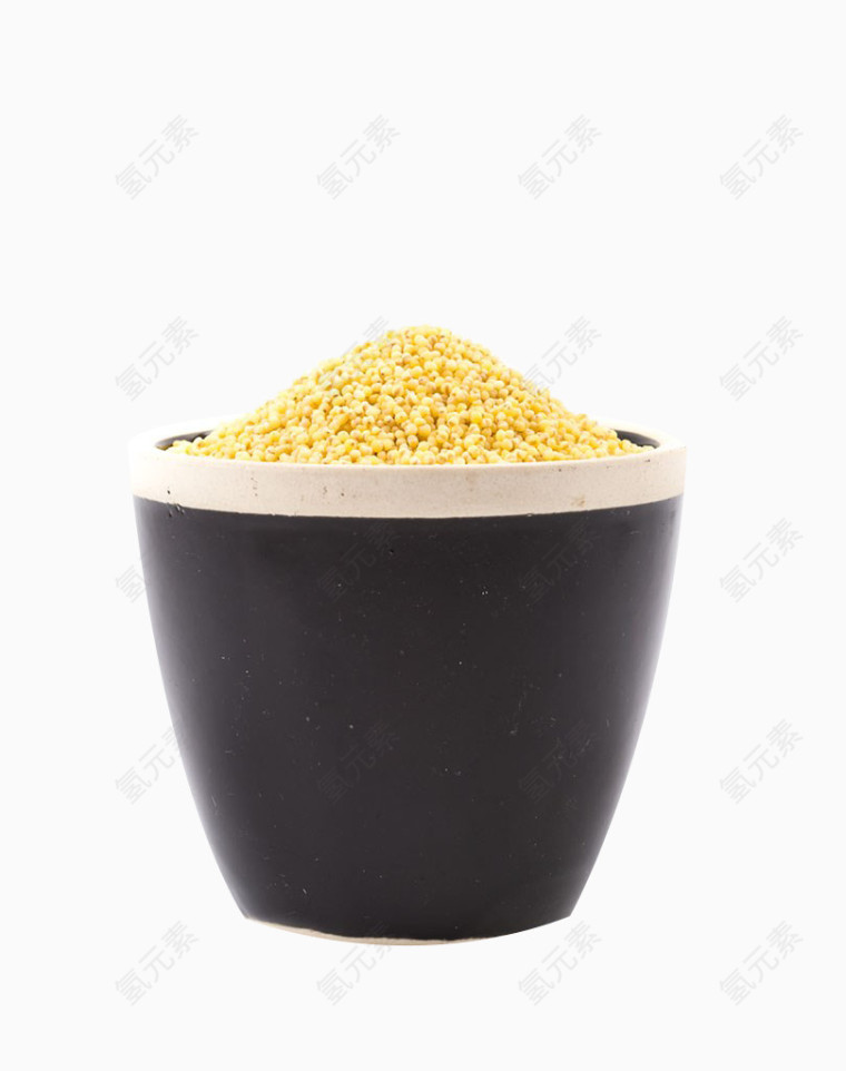 杯子里的小黄米