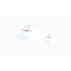 云朵上的帆船