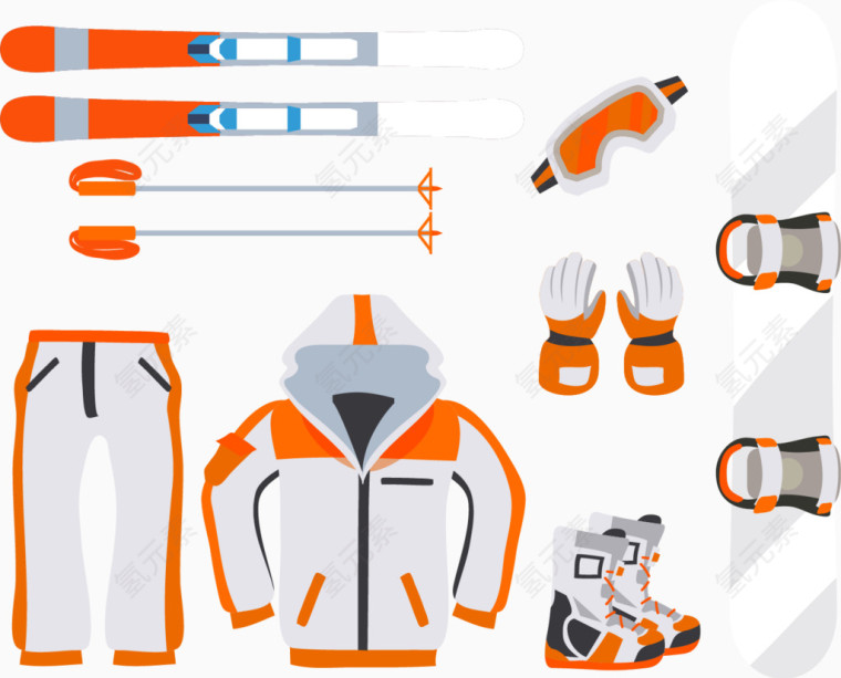 冬季滑雪装备