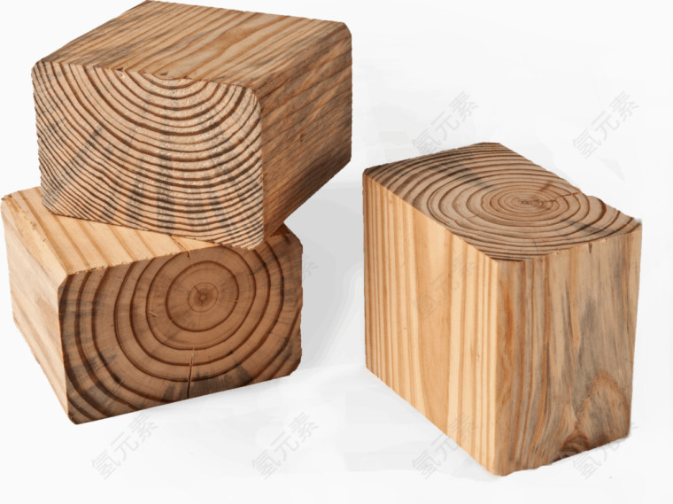三个小木块