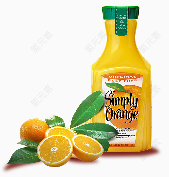 橙汁瓶子 鲜橙