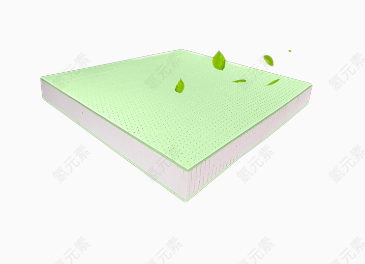 绿色床垫