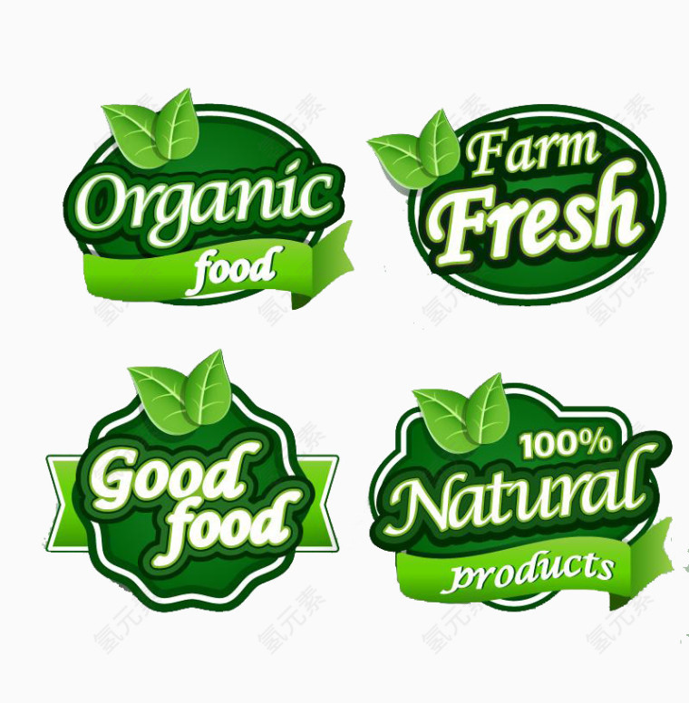 国外绿色健康logo