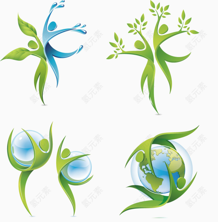 环保logo矢量素材