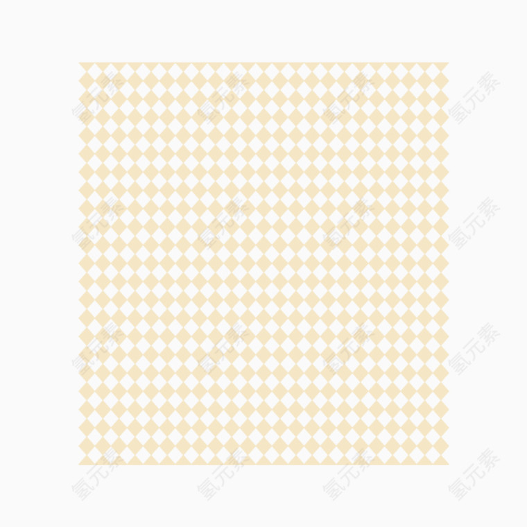矢量淡黄色菱形格子