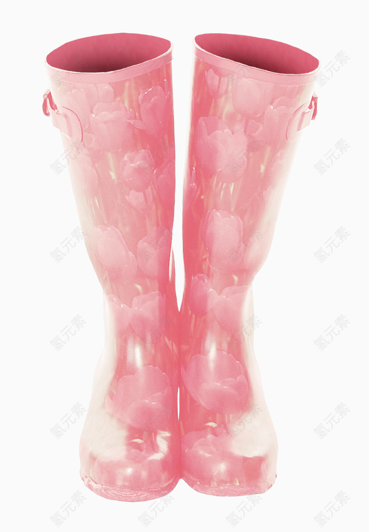 粉色漂亮雨靴
