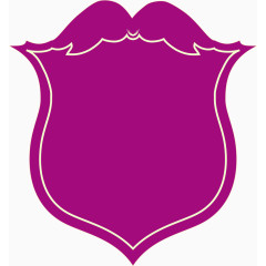 紫色徽章标签