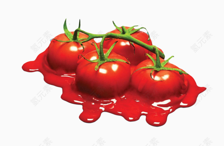 融化的番茄
