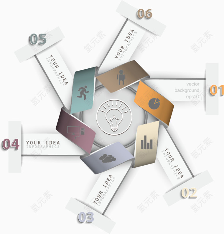 矢量数字分类标签