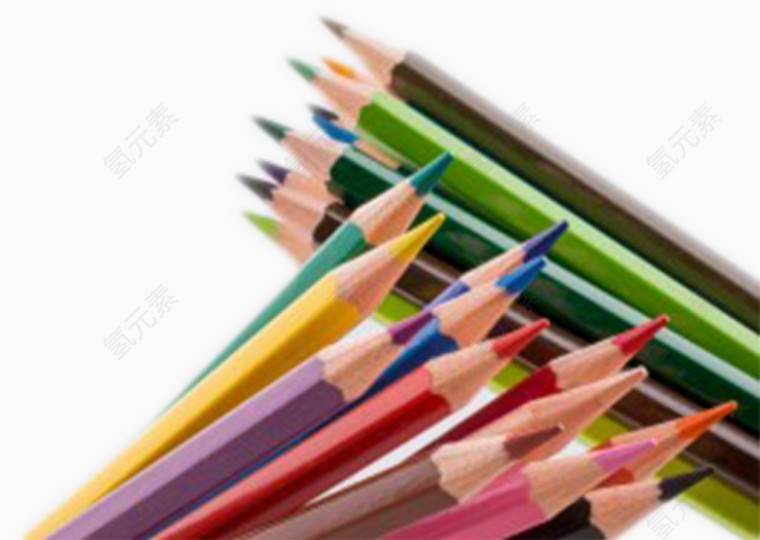 彩色铅笔免抠素材