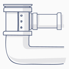 矢量卡通管道素材