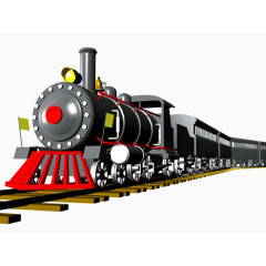 铁路火车3d模型