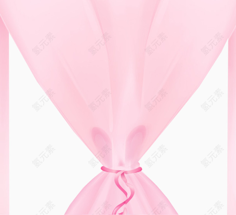粉色婚礼帷幔