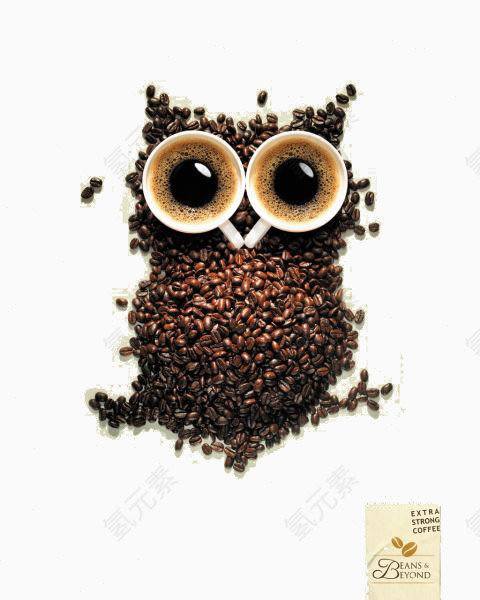 咖啡猫头鹰