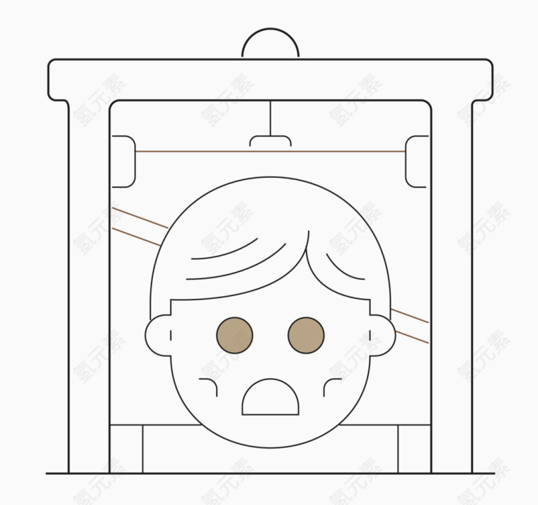 囧娃娃表情图片免抠矢量