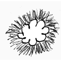 简约手绘毛毛云
