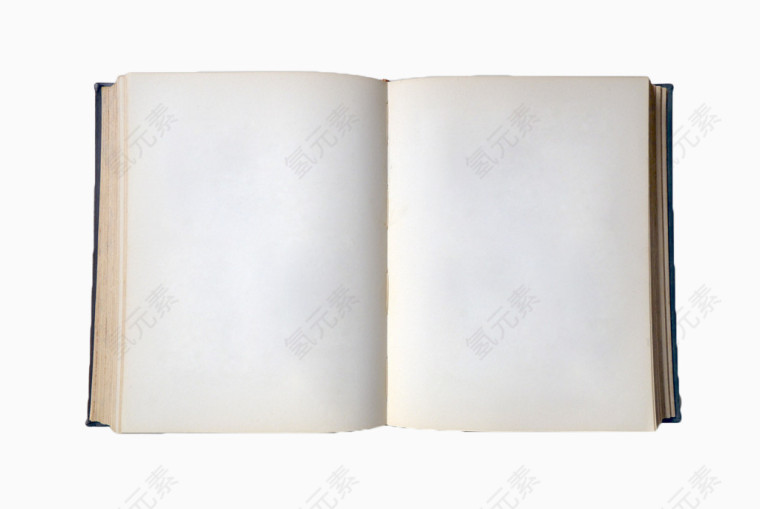 白色空白笔记本