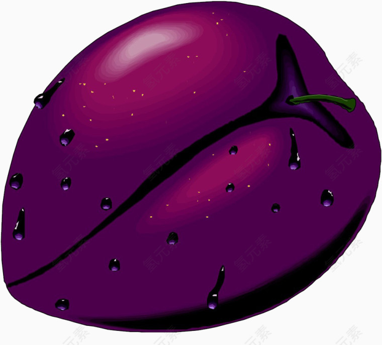 紫色诱人