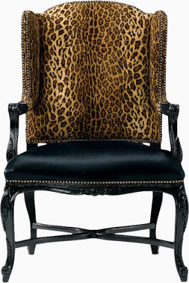 豹纹椅子免抠素材