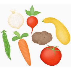 绘图蔬菜瓜果