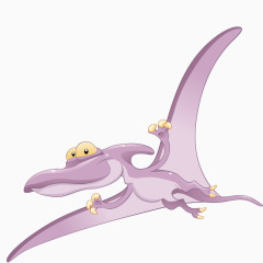 可爱的紫色翼龙