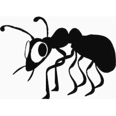 蚂蚁剪影艺术剪辑