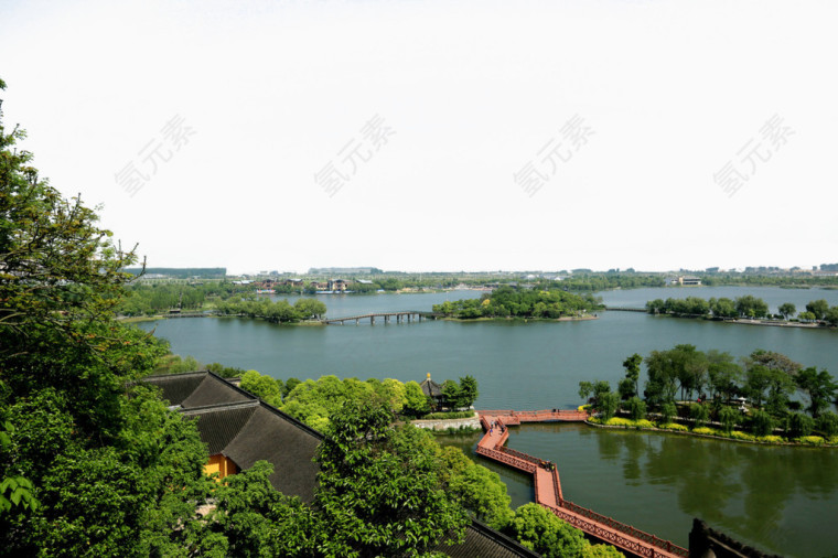 镇江金山寺全景图