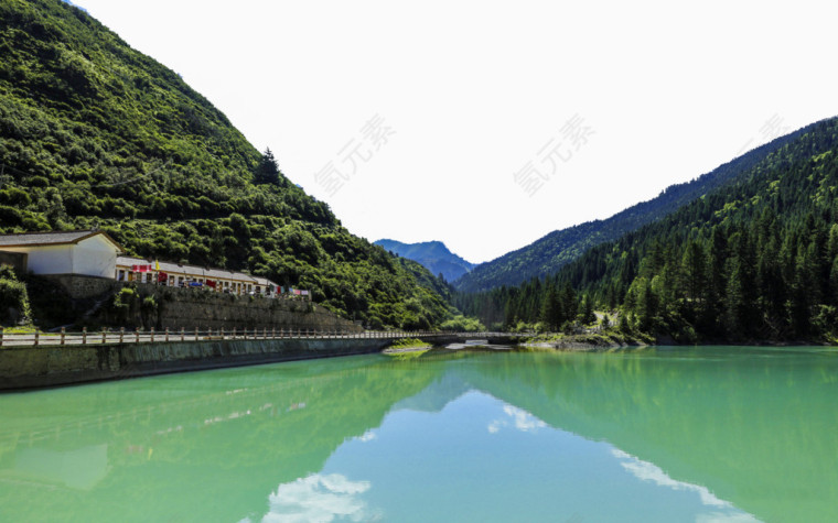 卓尼县大峪沟风景