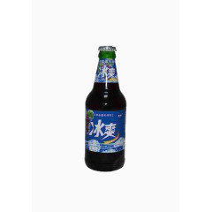 一瓶冰爽啤酒