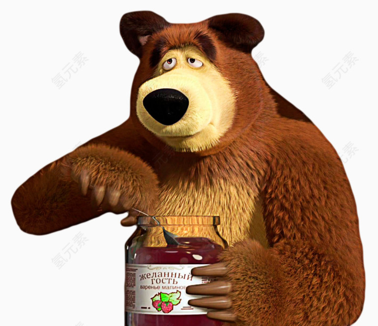 大熊吃蜂蜜