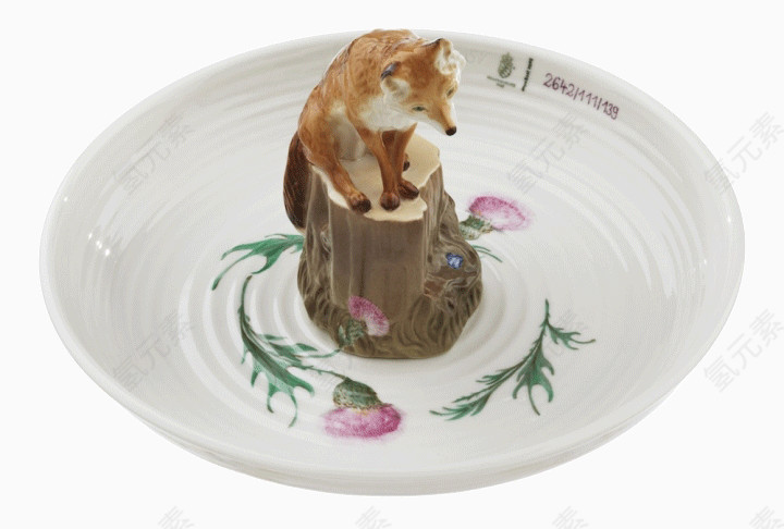 创意陶瓷碗里的动物