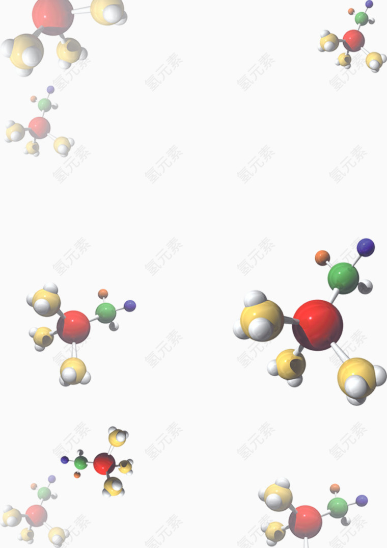 结构分子图