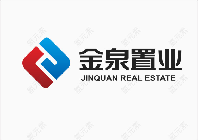 矢量金泉置业logo素材